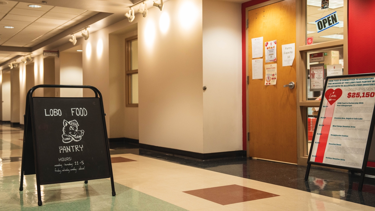 Lobo Food Pantry is located in the SUB.