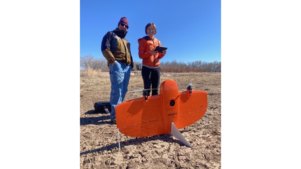 Steve Sesnie and Rowan Converse at Bosque Del Apache.