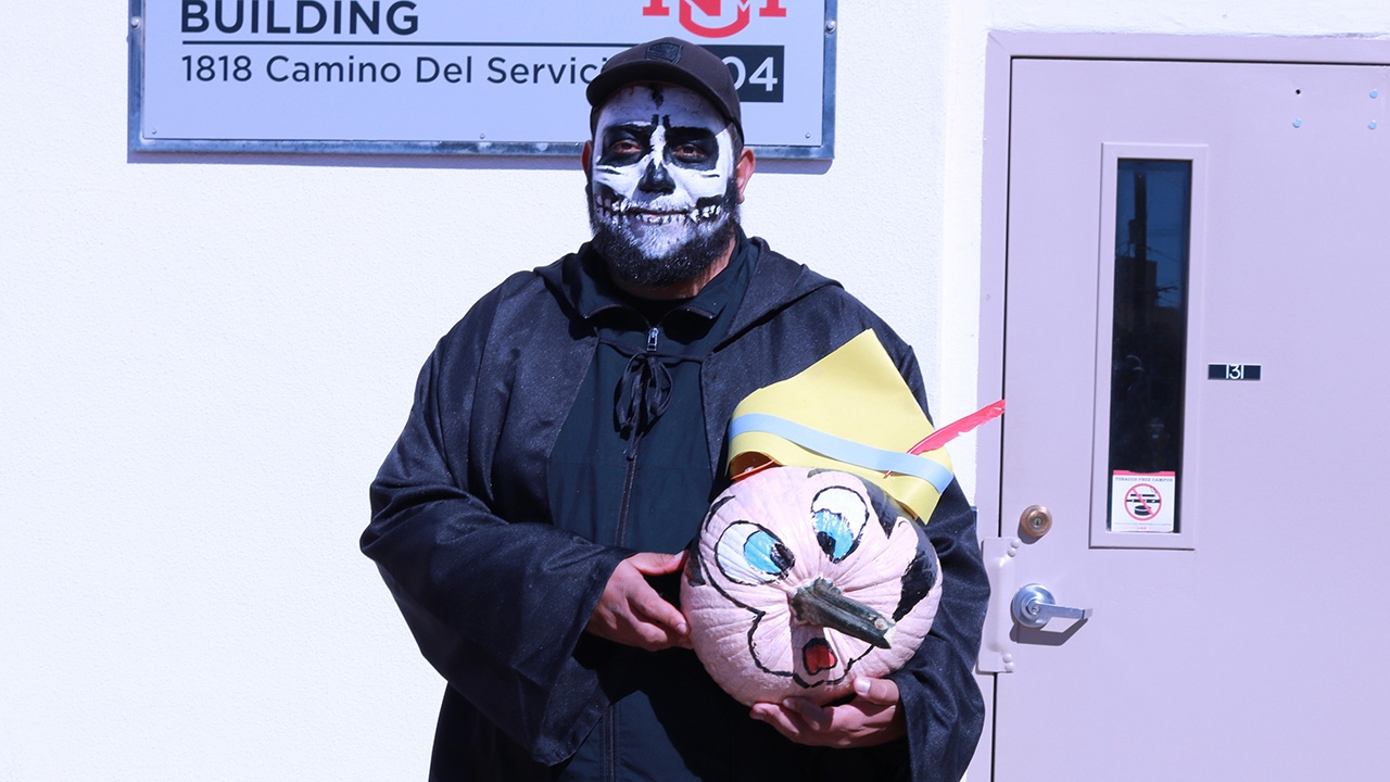 Spooky Grim Reaper wins Most Creative costume.