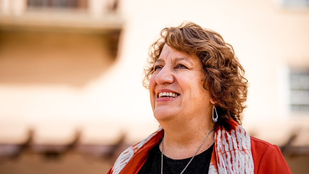 UNM Vice President for Research Ellen Fisher