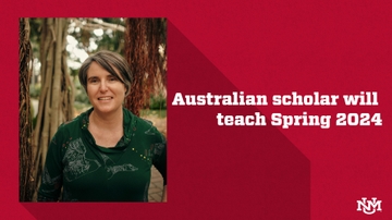 Australian scholar will teach spring 2024