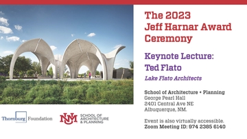 UNM School of Architecture + Planning presents annual Jeff Harnar Awards Friday, April 14
