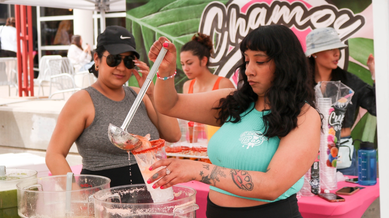Chamoy Bar served up delicious agua frescas.