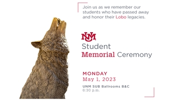 UNM to honor Lobos at Student Memorial Ceremony
