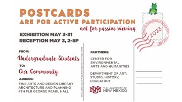 Postcard exhibition invites audience contributions