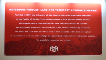 Photo Gallery: Indigenous Peoples' Land and Territory Acknowledgement mural