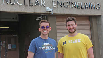 Two students selected for Department of Energy University Nuclear Leadership Program fellowships