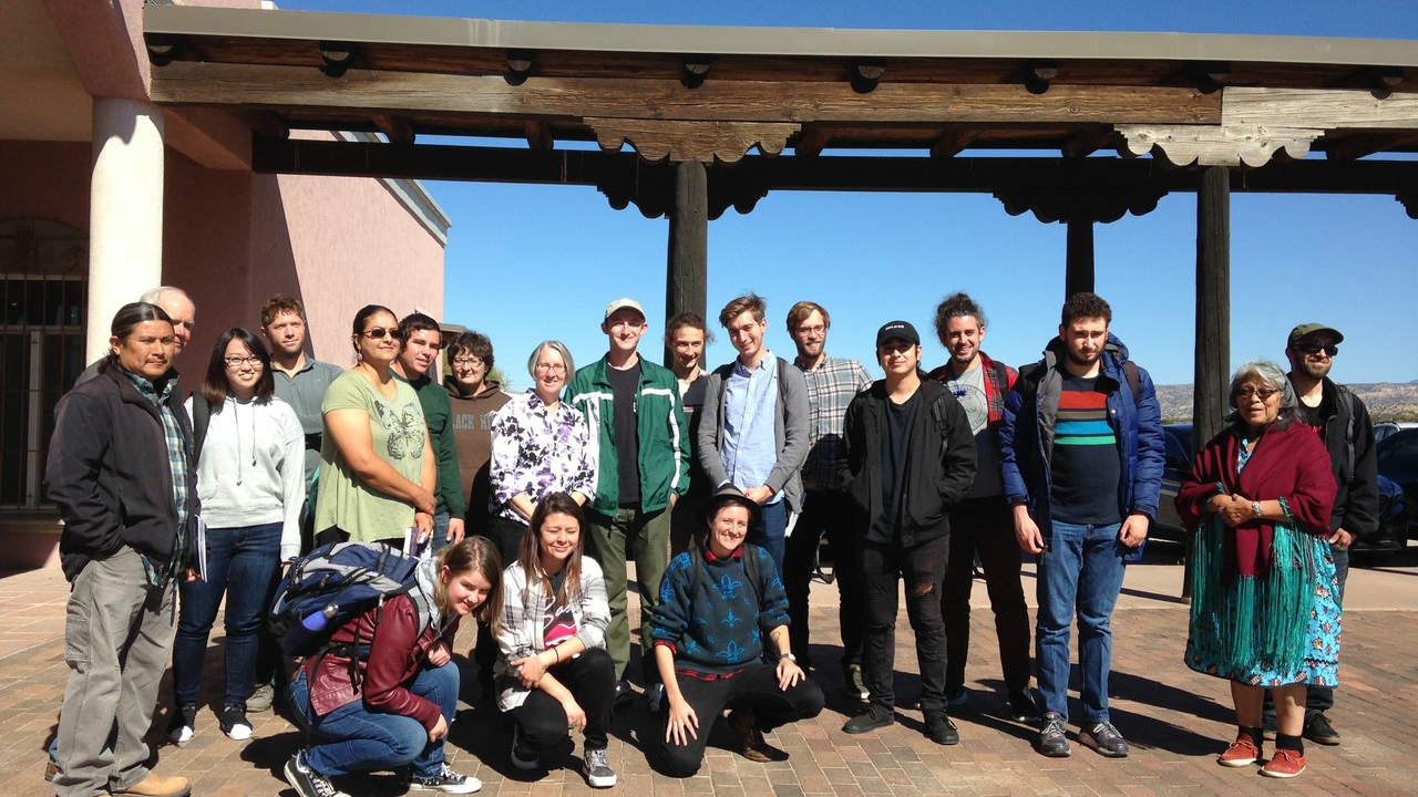 Students on a trip to Los Alamos National Labs in 2018.