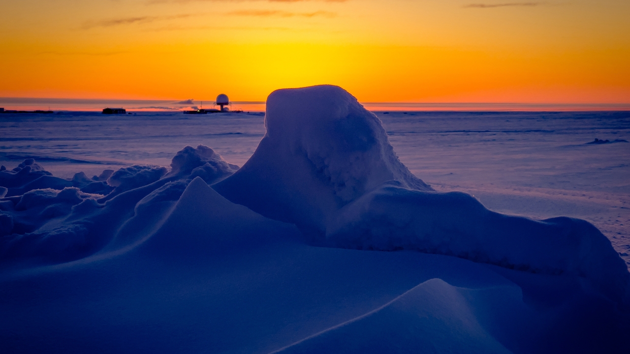 Oliktok Point at Sunset