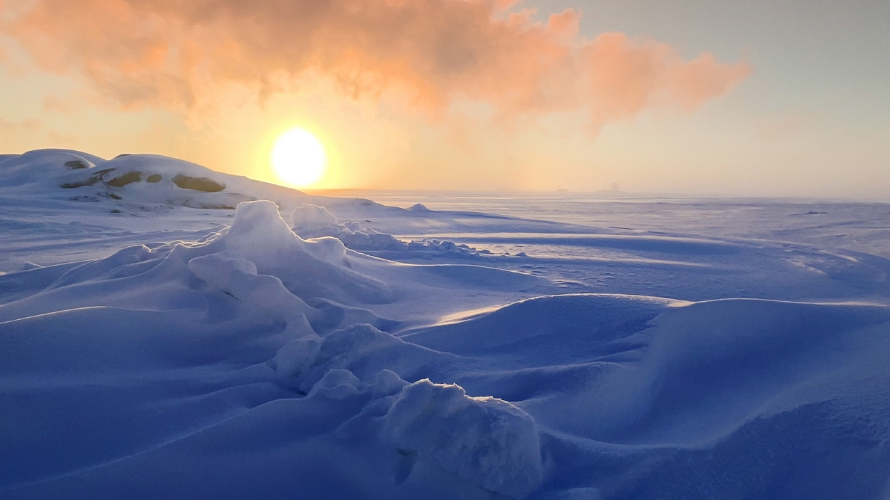 Oliktok Point at Sunset