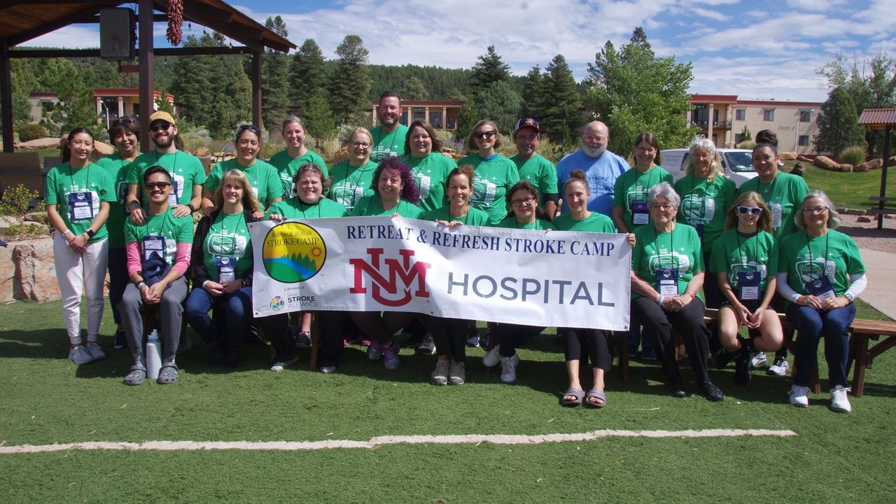 Retreat & Refresh Stroke camp group photo