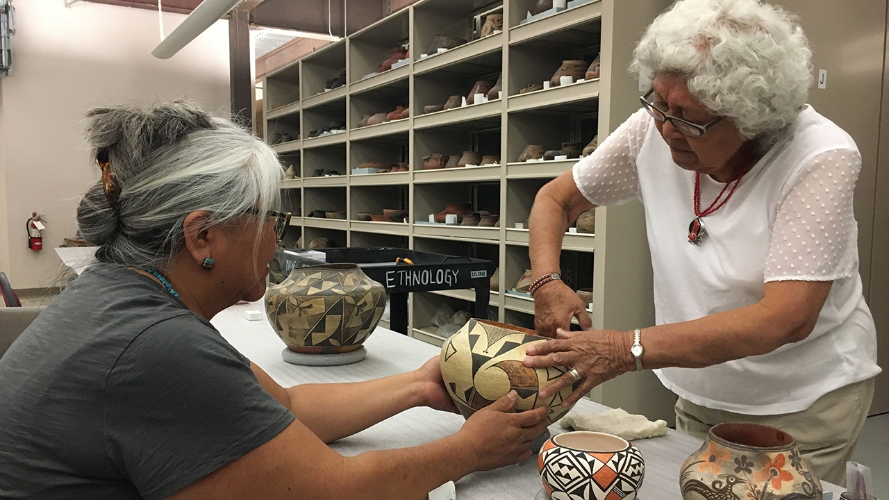 Acoma Pueblo potters