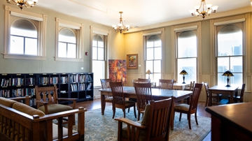 Hodgin Hall library