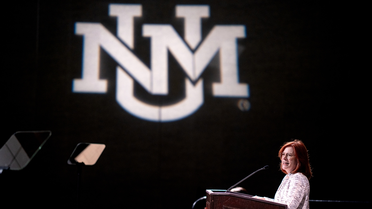 UNM President Garnett S. Stokes