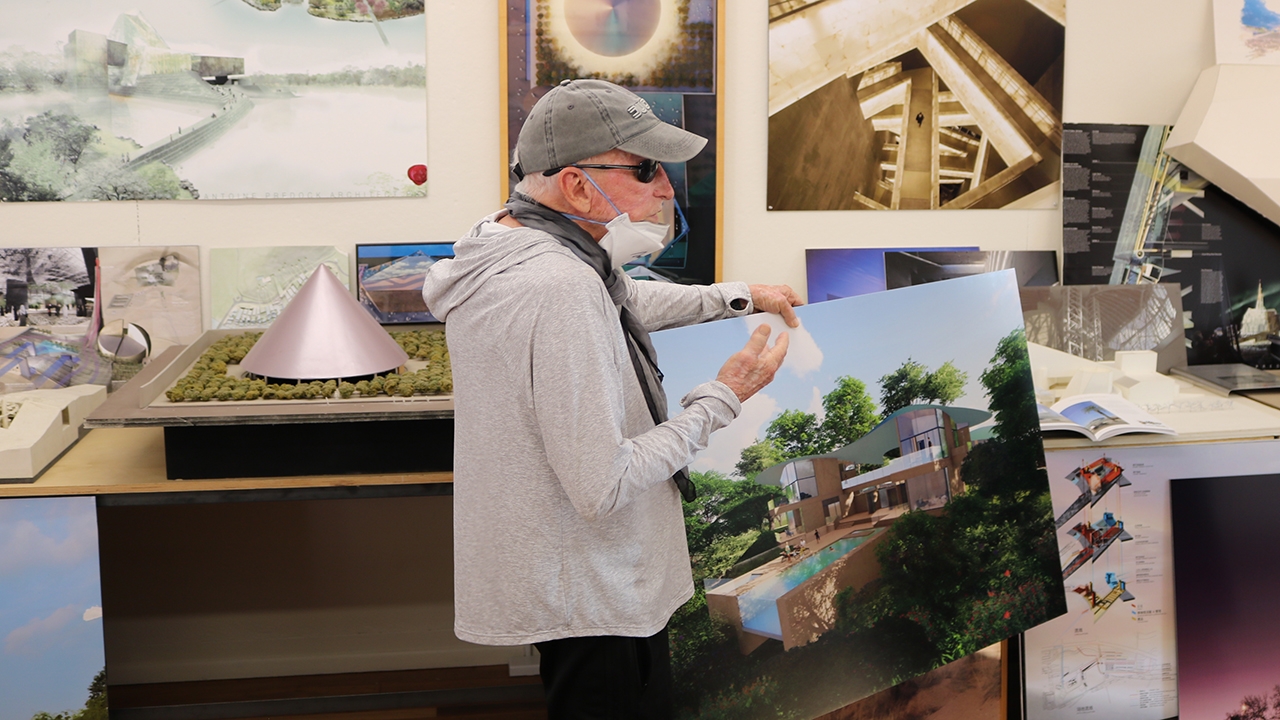 Antoine Predock describes a painting
