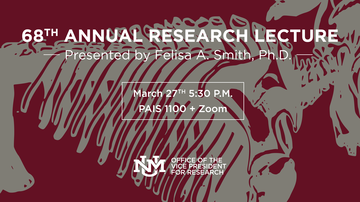 Annual Research Lecture set for Wednesday, March 27