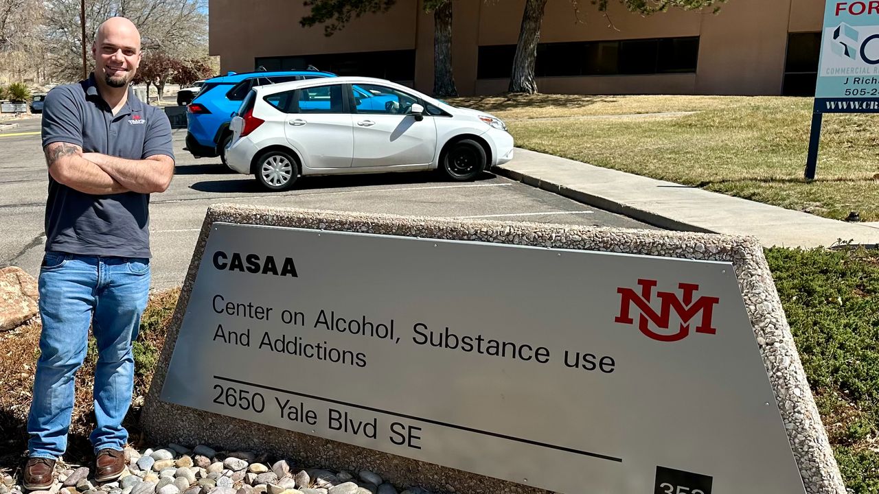 Joshua Grubbs in front of CASAA