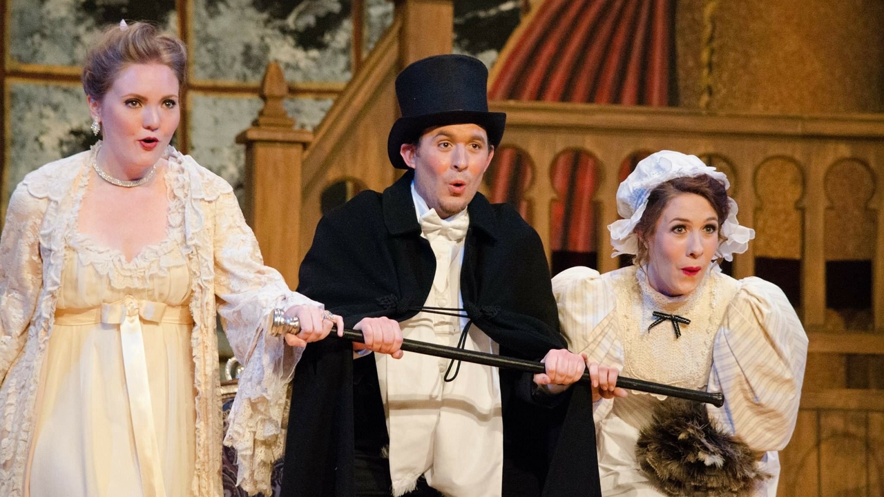 UNM students perform in Die Fledermaus (2015).