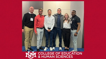 UNM physical education students recognized at national conference 