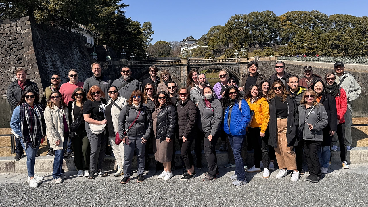 EMBA group in Japan.