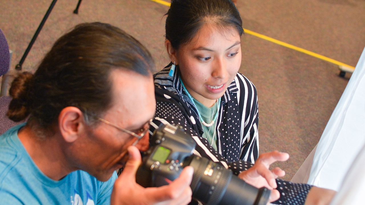 UNM student Kayleigh Begay, 