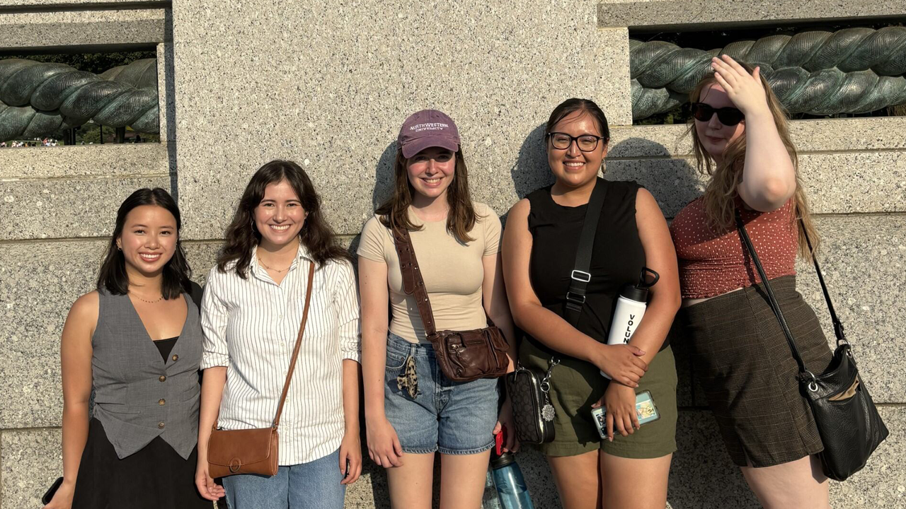 UNM students in DC