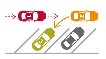 Tips and tricks for Campus Boulevard angled parking 