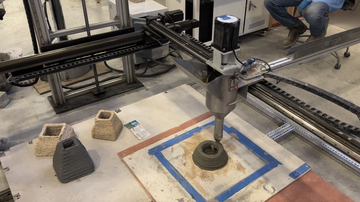 UNM engineers build the future of 3D printing with bendable concrete 
