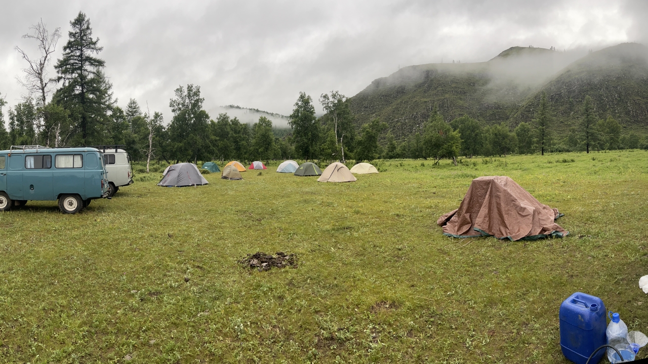 Campsite in Mongolia 