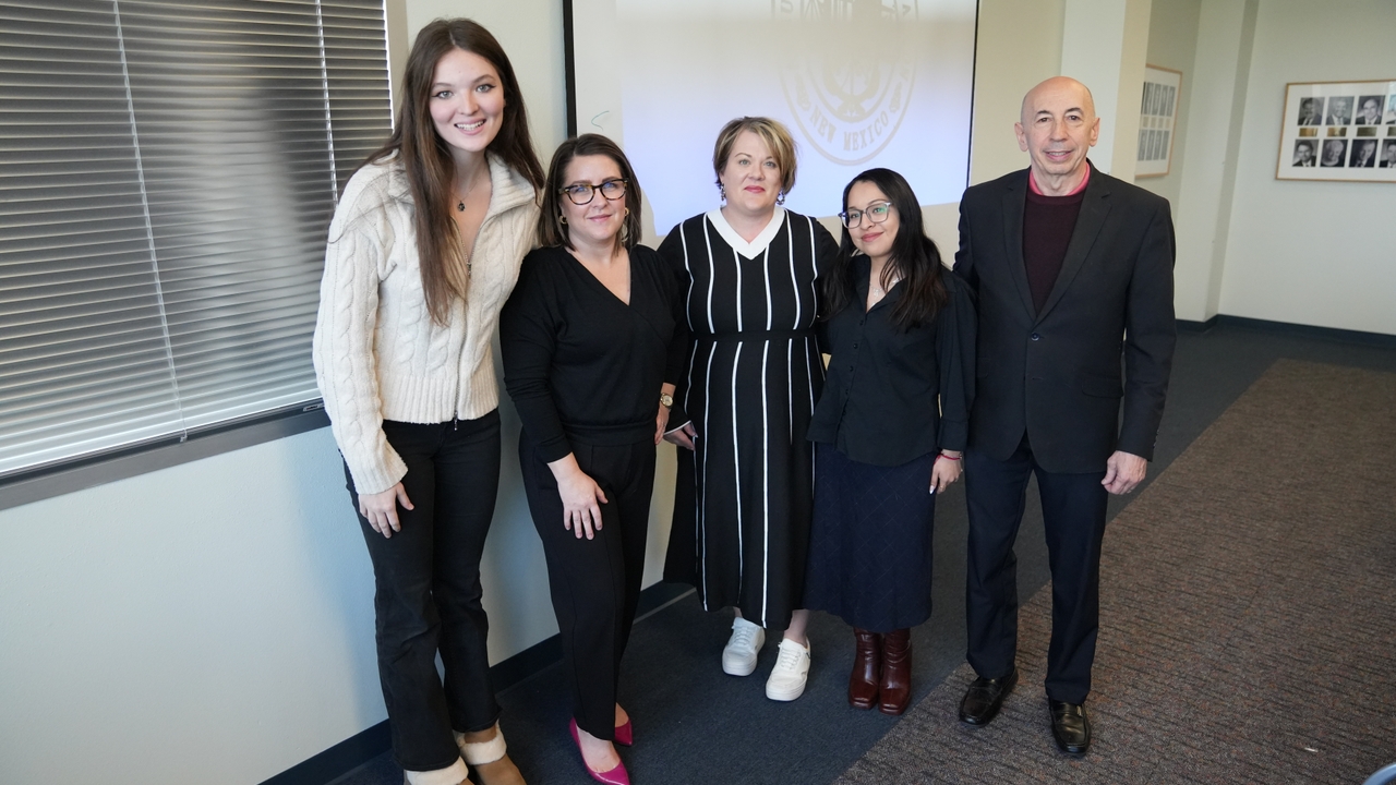 Pictured (l. to r.): Violet Webb, Heather Jaramillo, MaryEllen Garcia, 