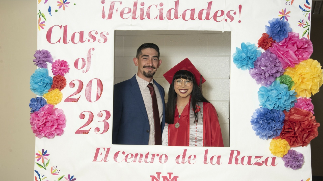  Araceli Ramirez celebrating her graduation in 2023