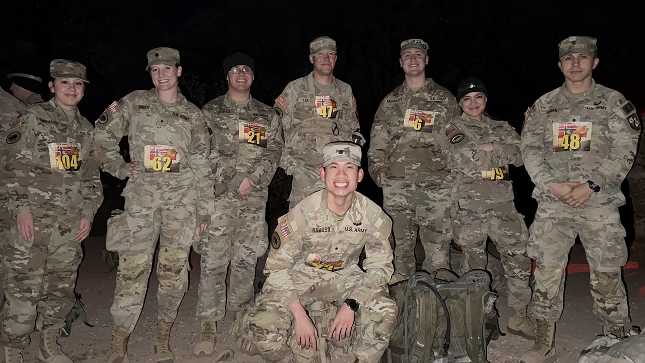 An Army ROTC group