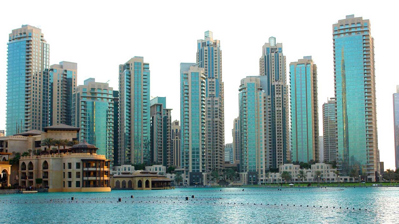 The Dubai skyline