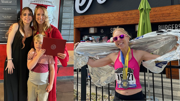UNM graduate 'recovering out loud,' runs Boston Marathon