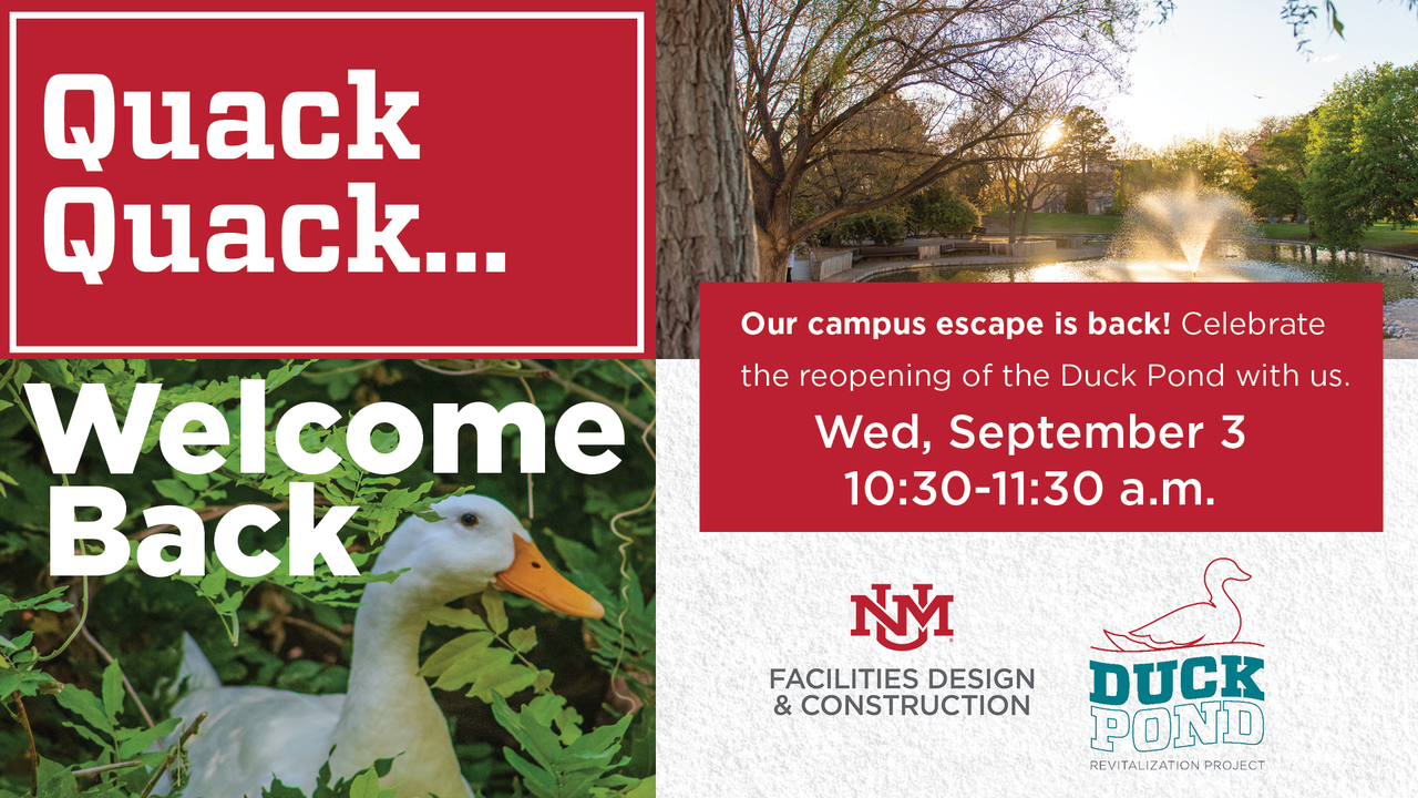 Duck Pond Opening Celebration_Horizontal Digital Flyer_1920 x 1080
