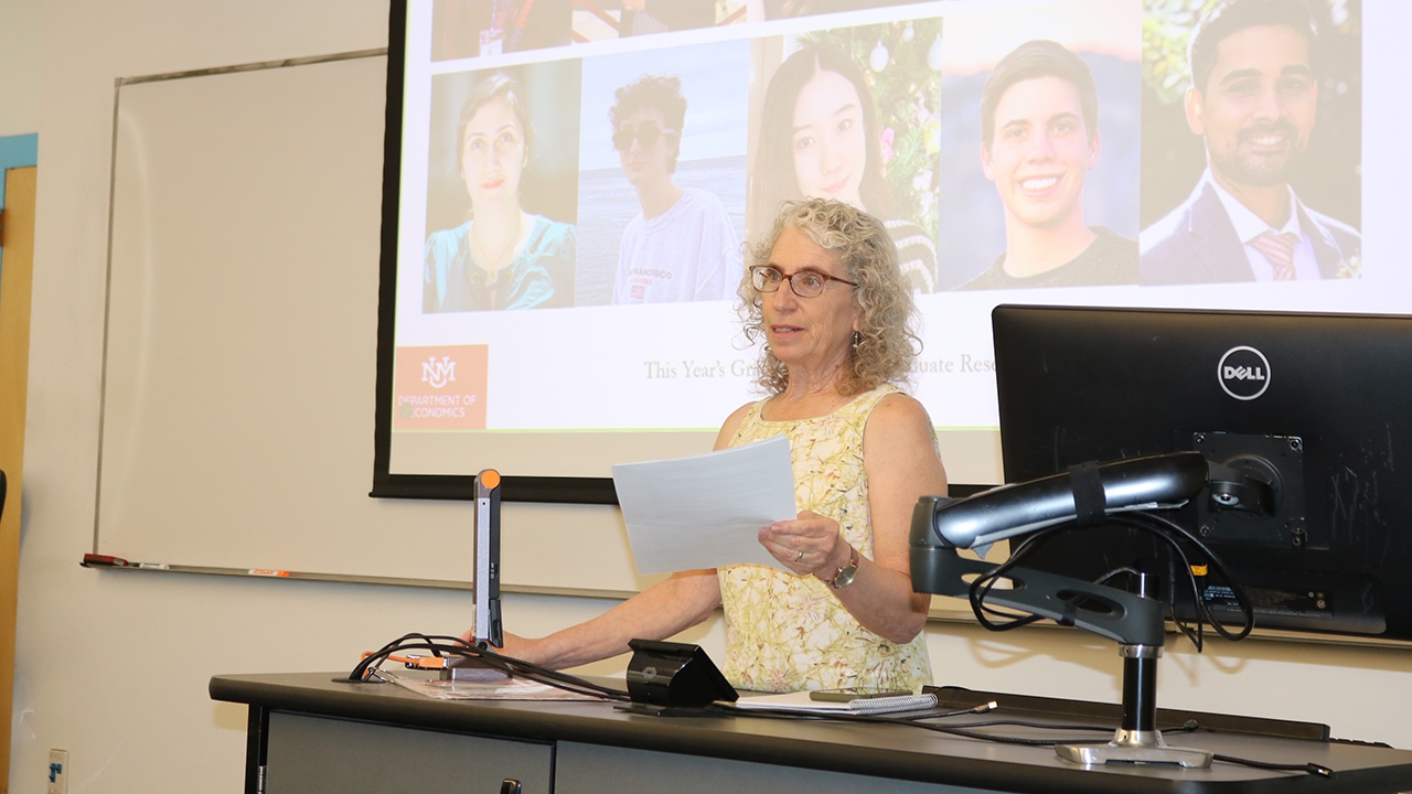 Department of Economics chair Melissa Binder