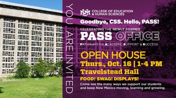 College of Education & Human Sciences to celebrate opening of PASS Office