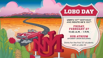 UNM to celebrate 137th birthday with Route 66 theme at Lobo Day 2026
