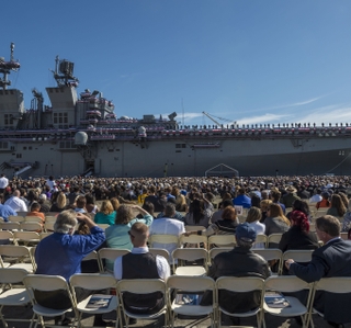Commissioning of USS America (LHA 6) 