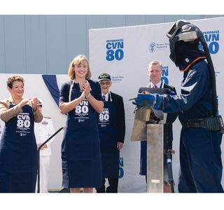 Enterprise (CVN 80) Keel Laying