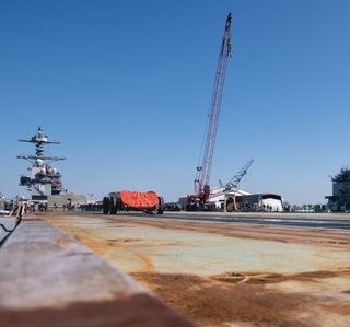 John F. Kennedy (CVN 79) Dead-Load Testing