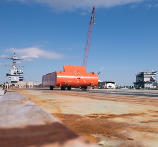 John F. Kennedy (CVN 79) Dead-Load Testing