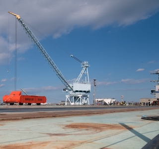 John F. Kennedy (CVN 79) Dead-Load Testing