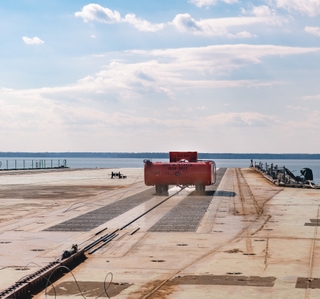 John F. Kennedy (CVN 79) Dead-Load Testing