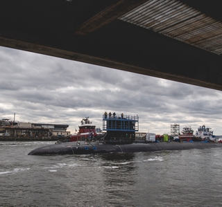 Virginia-class submarine Massachusetts (SSN 798) Rollout and Launch
