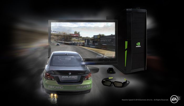 3D Vision 3D PC LG Monitor Need For Speed
