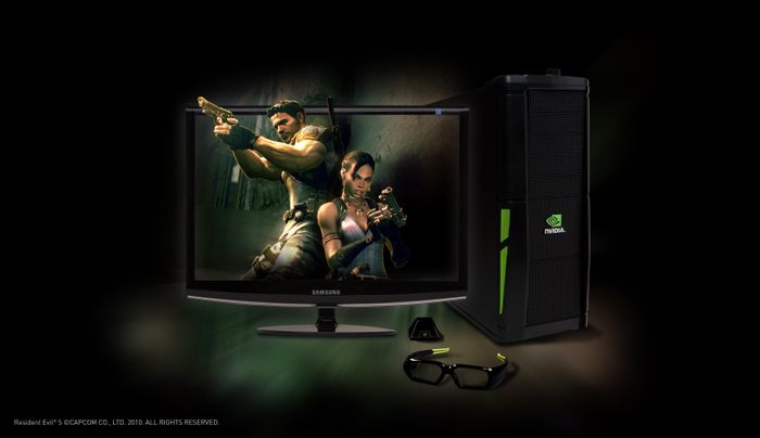 3D Vision 3D PC Samsung Monitor_Resident Evil 5