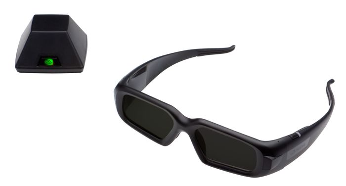3D Vision Pro Glasses And Emitter