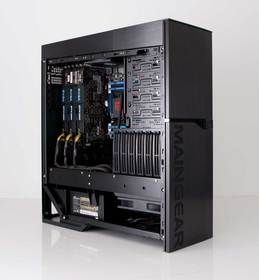 The MAINGEAR SHIFT offers gamers and PC enthusiasts  unparalleled performance and unlimited digital creativity. Powered by Intel 2nd Generation Core i7 Extreme Edition Processors overclocked up to 5.2GHz with the latest NVIDIA GeForce GTX GPUs in SLI c...