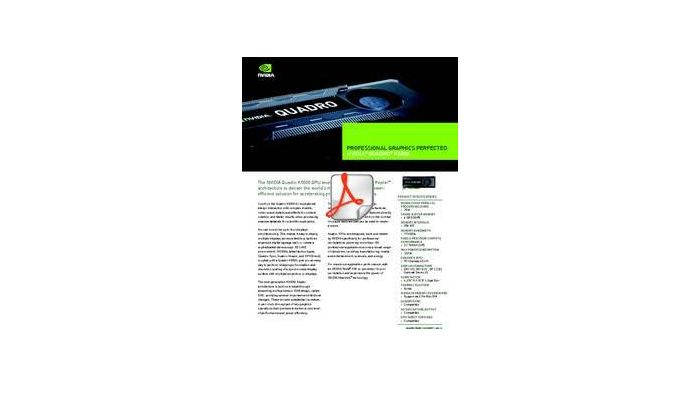 New NVIDIA Quadro K5000 professional graphics card - features & benefits